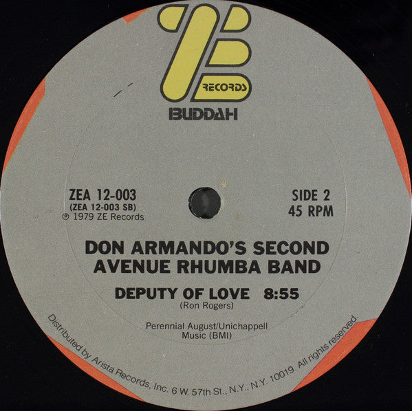 Don Armando's Second Avenue Rhumba Band : I'm An Indian, Too / Deputy Of Love (12", Ter)