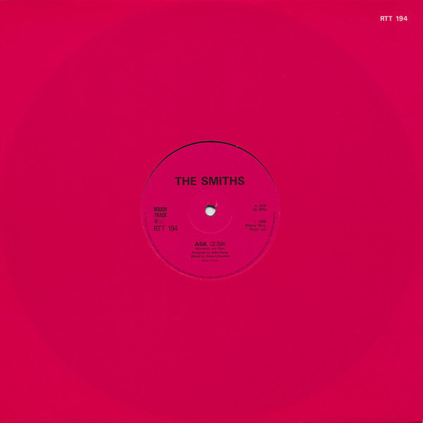 The Smiths : Ask (12", Single, EMI)