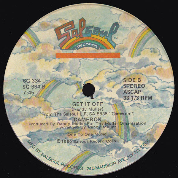 Rafael Cameron : Magic Of You (Like The Way) / Get It Off (12")