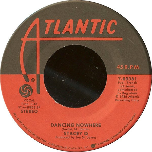 Stacey Q : Two Of Hearts (7", Single, SP)