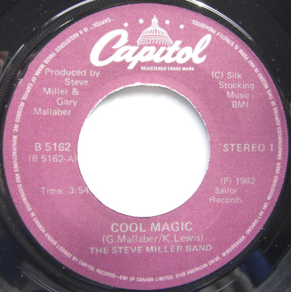 The Steve Miller Band* : Cool Magic (7", Single)