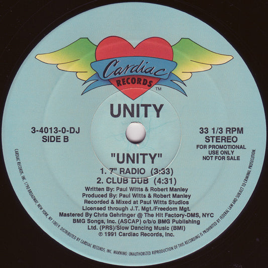 Unity : Unity (12", Promo)