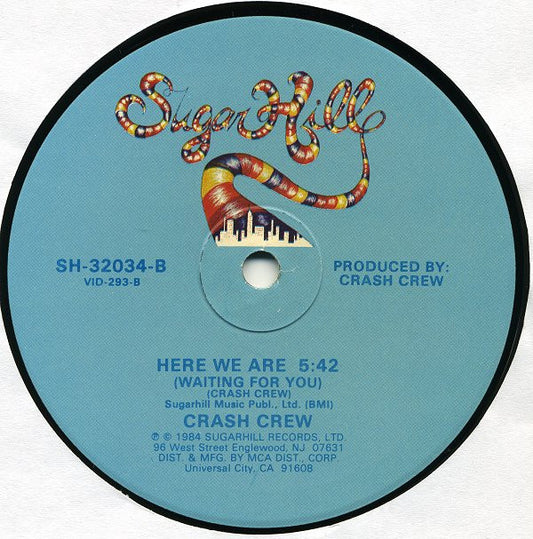Crash Crew* : Here We Are (Waiting For You) (12")