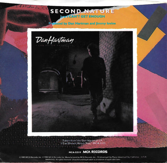 Dan Hartman : Second Nature (7", Single)