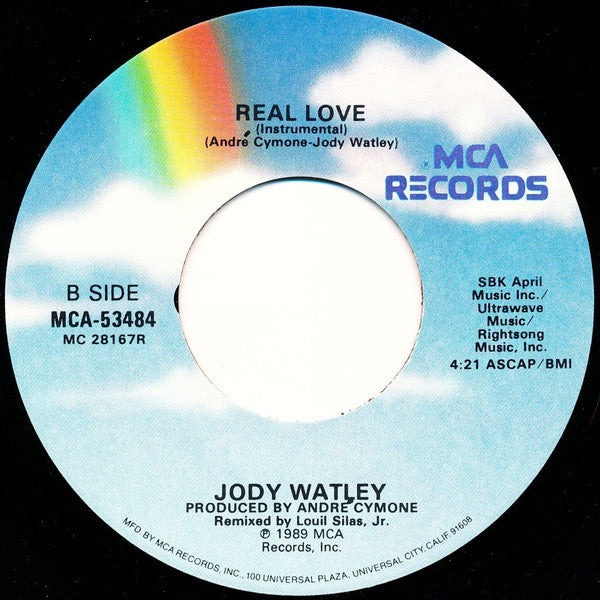 Jody Watley : Real Love (7", Single, Glo)