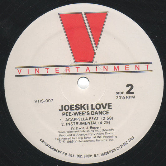 Joeski Love : Pee-Wee's Dance (12", RE, Unofficial)