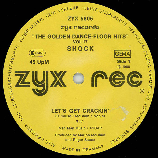 Shock (3) / Indeep : The Golden Dance-Floor Hits Vol. 17 (12")