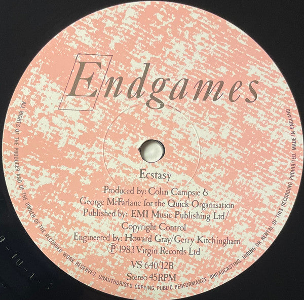 Endgames : Miracle In My Heart (12")