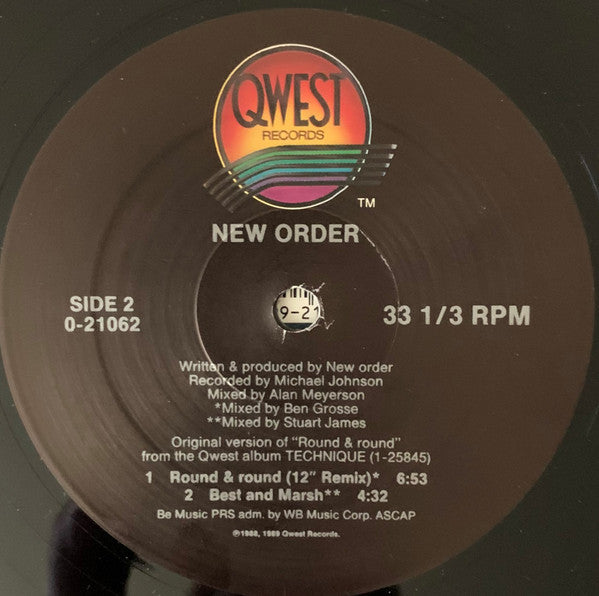 Neworder* : Round&round (12", Maxi, ARC)