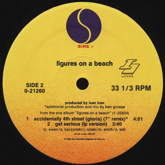Figures On A Beach : Accidentally 4th. St. (Gloria). (12", Maxi)
