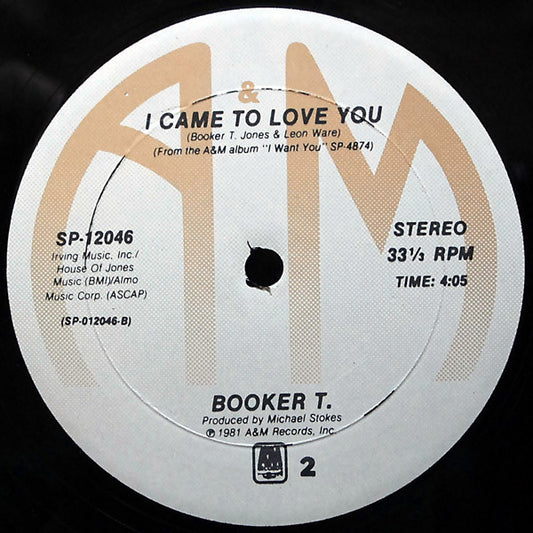 Booker T. Jones : Don't Stop Your Love (12", MR)
