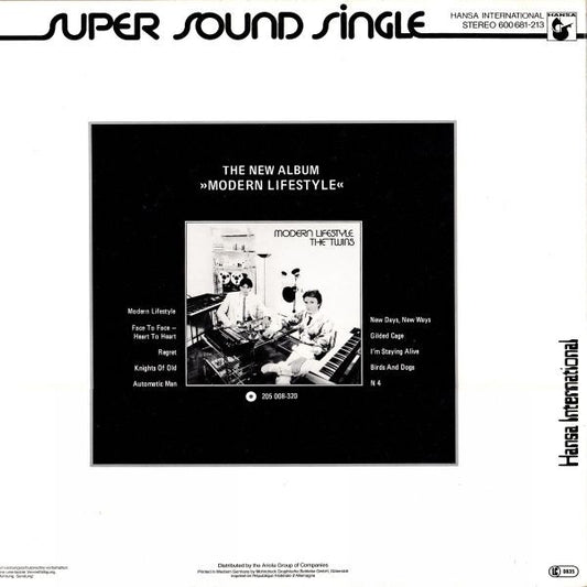 The Twins : Face To Face - Heart To Heart (12", Single)