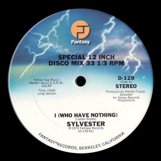 Sylvester : I (Who Have Nothing) (12", Single)