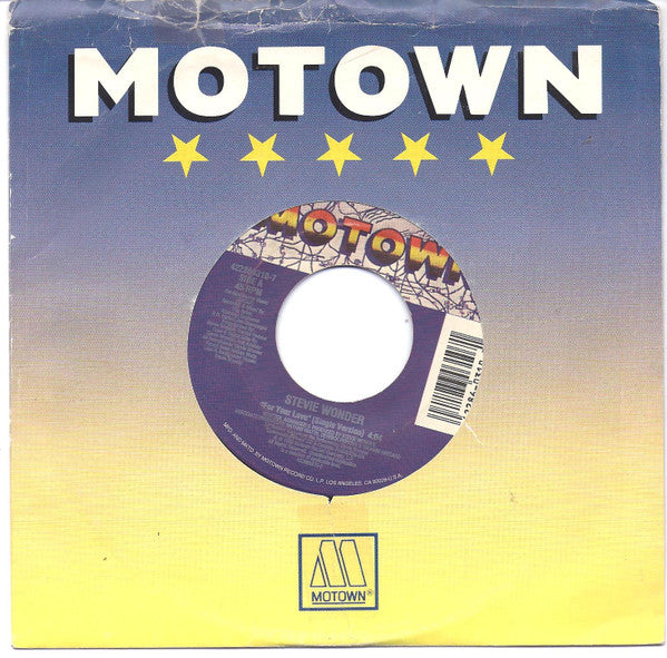 Stevie Wonder : For Your Love (7")
