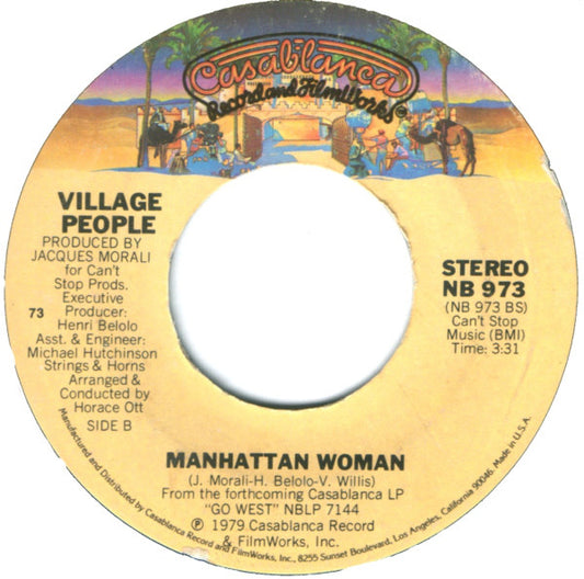 Village People : In The Navy (7", Single, 73 )