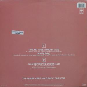 Eddie Money : Take Me Home Tonight (Be My Baby) (12", Maxi)