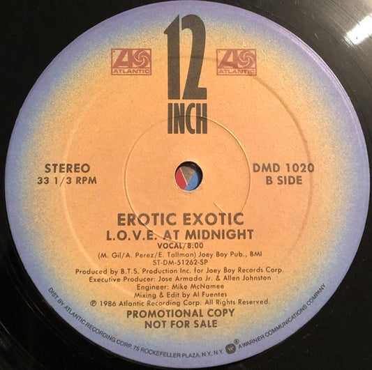 Erotic Exotic : L.O.V.E. (12", Single, Promo)