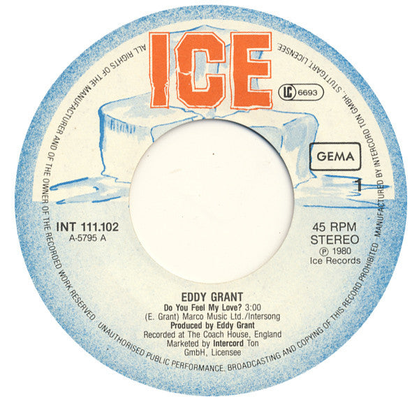 Eddy Grant : Do You Feel My Love? (7", Single)