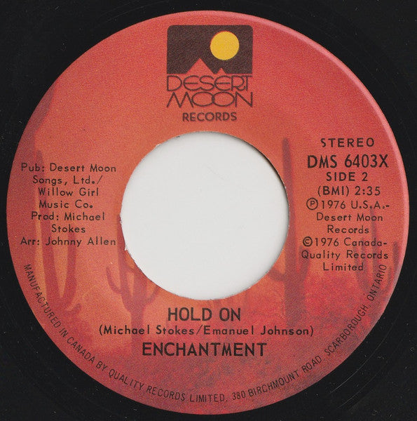 Enchantment : Come On And Ride (7")