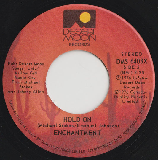 Enchantment : Come On And Ride (7")