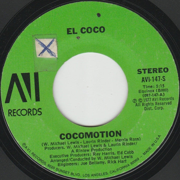 El Coco : Cocomotion (7")