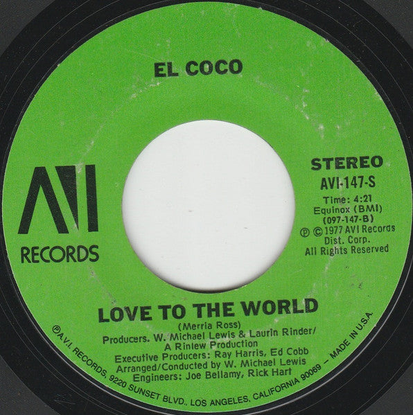 El Coco : Cocomotion (7")