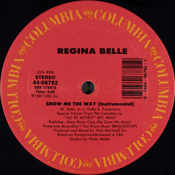 Regina Belle : Show Me The Way (12")