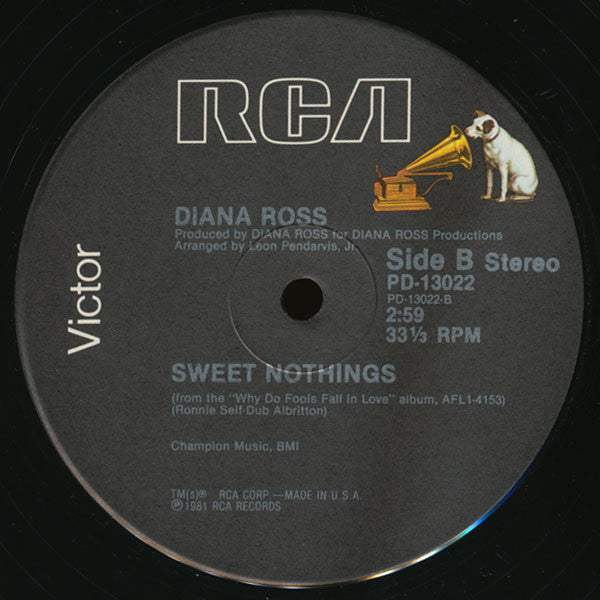 Diana Ross : Mirror, Mirror (12")