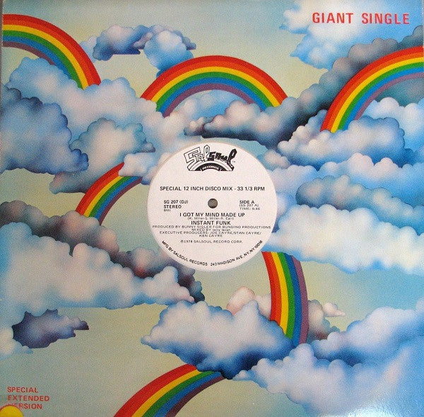 Instant Funk : I Got My Mind Made Up (12", Single, Promo)