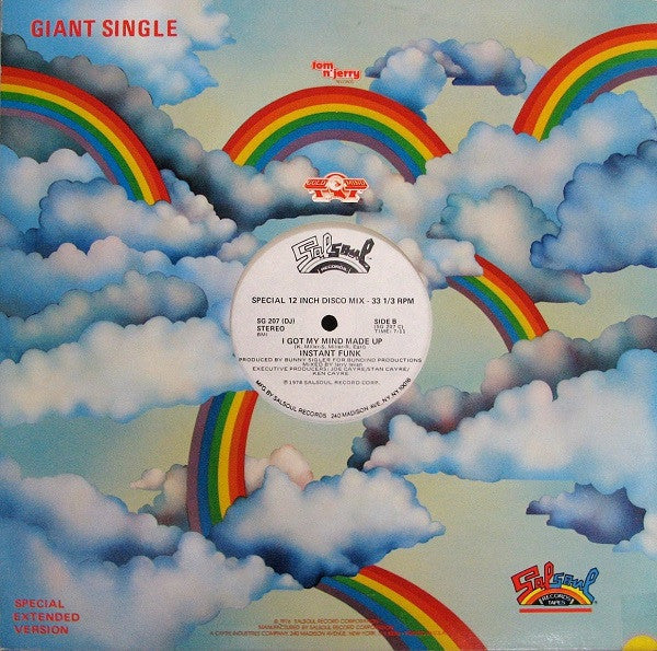 Instant Funk : I Got My Mind Made Up (12", Single, Promo)