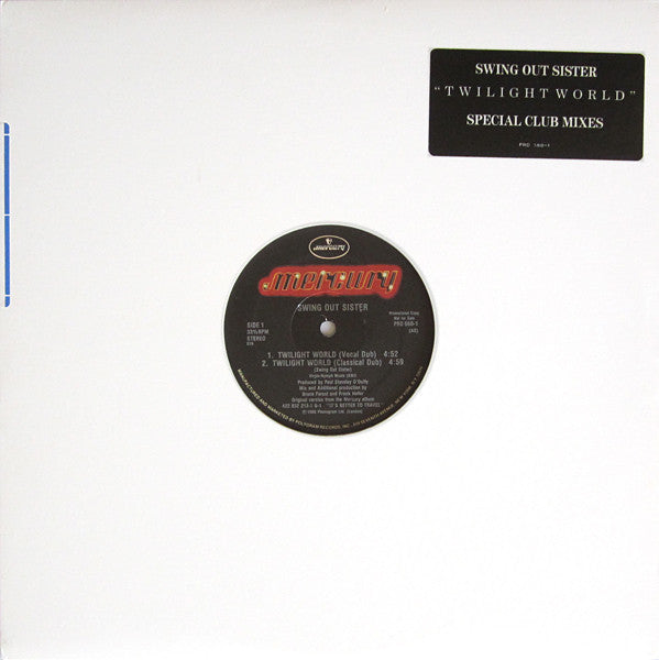 Swing Out Sister : Twilight World (12", Promo)