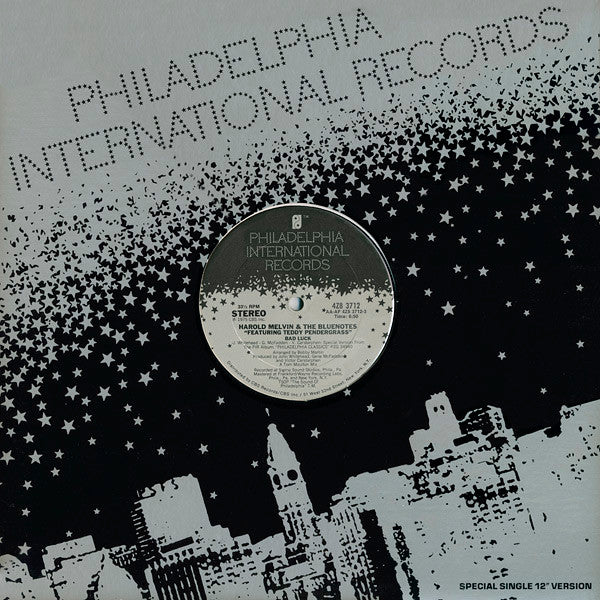 Harold Melvin And The Blue Notes Featuring Teddy Pendergrass : Bad Luck / Don't Leave Me This Way (12", Single)