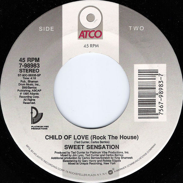 Sweet Sensation : Love Child (7", Single)