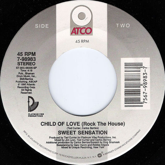 Sweet Sensation : Love Child (7", Single)