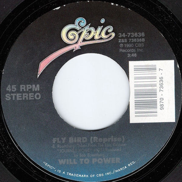 Will To Power : I'm Not In Love (7", Car)