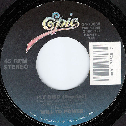 Will To Power : I'm Not In Love (7", Car)