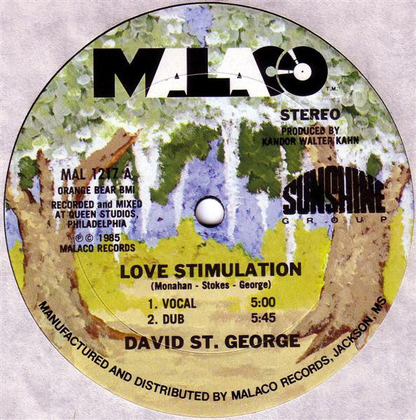 David St. George : Love Stimulation / I'm Rappin (12")