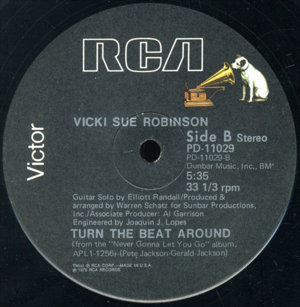 Vicki Sue Robinson : Hold Tight / Turn The Beat Around (12")
