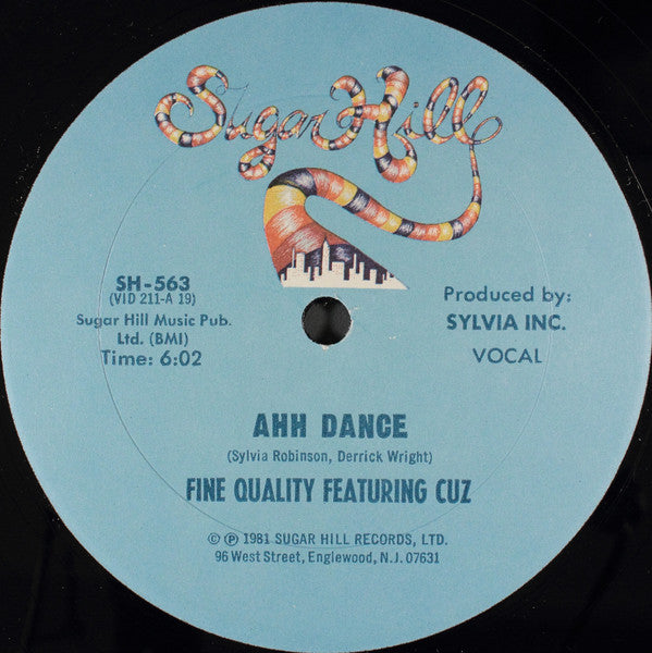 Fine Quality Featuring Cuz (11) : Ahh Dance (12")