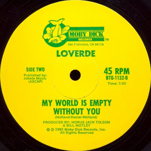 Loverde : Die Hard Lover (12")