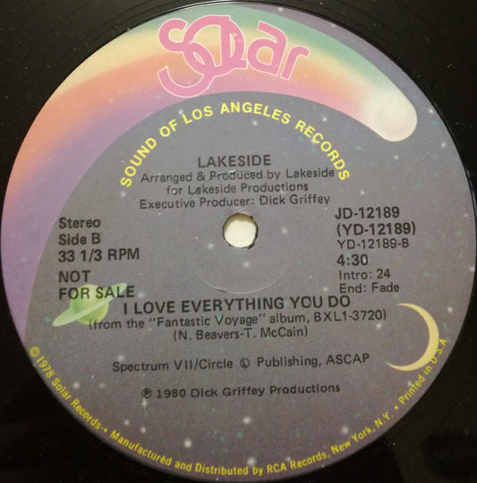 Disco de Vinil - Lakeside - Your Love Is On The One (12", Promo) VG+
