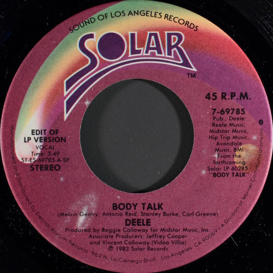 Compacto - Deele* - Body Talk (7") VG+
