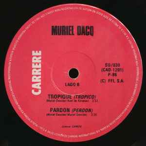 Disco de Vinil - Muriel Dacq - Tropique (Tropico) (12", Single) NM or M-