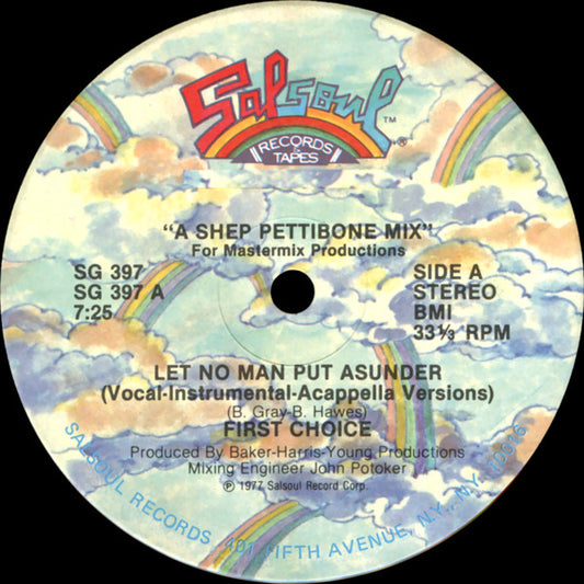 Disco de Vinil - First Choice - Let No Man Put Asunder (12", Single) VG