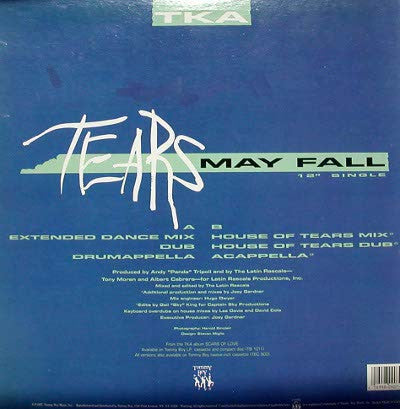 TKA : Tears May Fall (12", Single)