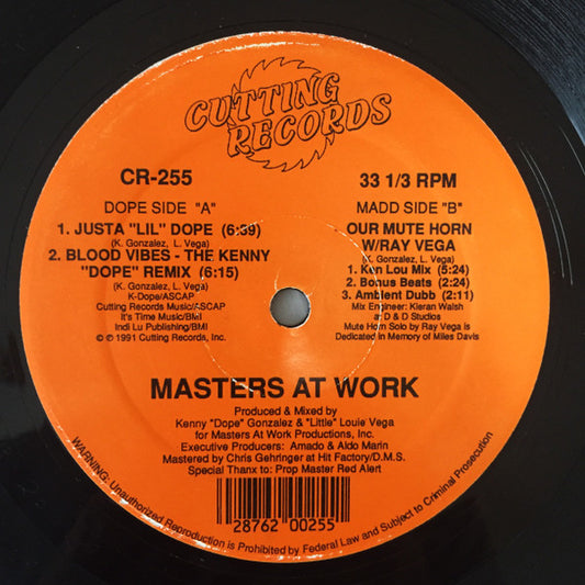 Masters At Work : Justa "Lil" Dope / Our Mute Horn (12", RE)