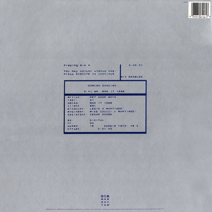 Pet Shop Boys : Domino Dancing (12", Single)