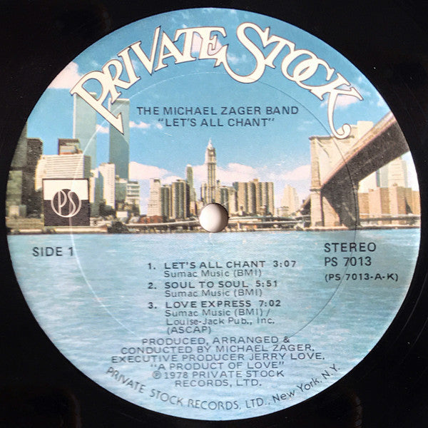 The Michael Zager Band : Let's All Chant (LP, Album, Kee)
