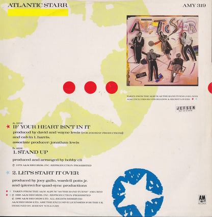 Atlantic Starr : If Your Heart Isn't In It (12")