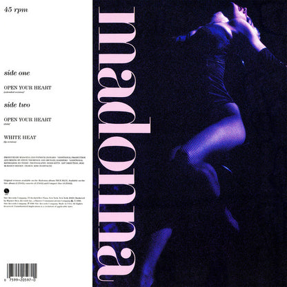 Madonna : Open Your Heart (12", Maxi)